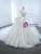 White Tulle Sequins Appliques Off the Shoulder Wedding Dress