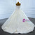 White Sequins Beading Long Sleeve Wedding Dress