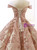 Champagne Gold Sequins Off the Shoulder Prom Dress