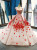 Pink Ball Gown Satin Off the Shoulder 3D Appliques Prom Dress