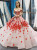 Pink Ball Gown Satin Off the Shoulder 3D Appliques Prom Dress