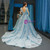 Blue Ball Gown Lace Quinceanera Prom Dress