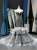 Gray Mermaid Sequins Strapless Prom Dress