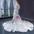 Silver Gray Mermaid Satin Long Sleeve Prom Dress