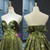 Dreamy Green Off the Shoulder Embroidery Beading Prom Dress
