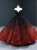 Red Black Sequins Off the Shoulder Prom Dress