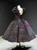 Coffee Ball gown Sequins Ruffles Tea Length Prom Dress