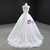 White Tulle Strapless Beading Sleeveless Prom Dress