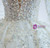Dazzling White Tulle Sequins Long Sleeve Wedding Dress