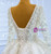 Dazzling White Tulle Sequins Long Sleeve Wedding Dress