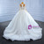 Noble White Tulle Long Sleeve Beading Sequins Wedding Dress