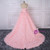 Pink Ball Gown Appliques Strapless Quinceanera Dress