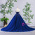 Blue Tulle Strapless Beading Quinceanera Dress