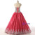 Red Ball Gown Tulle Sequins Crystal Quinceanera Dress