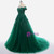 Green Tulle Off the Shoulder Appliques Beading Quinceanera Dress