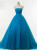 Blue Tulle Pleats Strapless Sweet 16 Dress