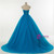 Blue Tulle Pleats Strapless Sweet 16 Dress