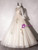 Champagne Tulle Long Sleeve Appliques Quinceanera Dress