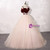 Pink Tulle Burgundy Velvet Appliques Quinceanera Dress
