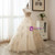 Champagne Tulle Spaghetti Straps Quinceanera Dress