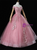 Pink Tulle Appliques Beading Quinceanera Dress