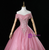 Pink Tulle Appliques Beading Off the Shoulder Quinceanera Dress