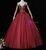 Burgundy Tulle Spagehtti Straps Beading Quinceanera Dresses