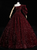 Burgundy Sequins One Shoulder Quinceanera Dress