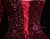 Burgundy Sequins One Shoulder Quinceanera Dress