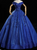 Royal Blue Sequins Appliques Beading Quinceanera Dress