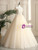 Champagne Tulle Of the Shoulder Quinceanera Dress