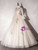 Champagne Tulle High Neck Long Sleeve Quinceanera Dress