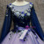 Purple Ball Gown Tulle Long Sleeve Appliques Quinceanera Dress