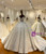 White Sequins Beading Straps Backless Luxury Wedding Dress