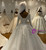 Tulle Long Sleeve Beading Pearls Wedding Dress
