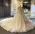 Tulle Sequins Long Sleeve Backless Beading Wedding Dress