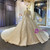 Fashion Sequins Beading Long Sleeve Wedding Dress