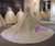 Sequins Appliques Long Sleeve Beading Wedding Dress