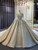 Luxury Sequins Beading Long Sleeve Wedding Dress