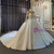 White Tulle Appliques Beading Sequins Wedding Dress