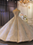 Super Luxury Ball Gown Sequins Beading Wedding Dres