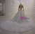 Long Sleeve High Neck Backless Beading Crystal Wedding Dress