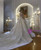 Ball Gown Sequins Beading Cap Sleeve Wedding Dress