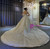 Seuqins Long Sleeve Backless Wedding Dress