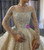 Seuqins Long Sleeve Backless Wedding Dress