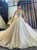 Dubai Style Sequins Appliques Beading Wedding Dress