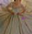 Long Sleeve Square Pearls Beading Wedding Dress