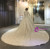 White Tulle Lace Pearls Long Sleeve Wedding Dress