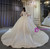 White Tulle Appliques Pearls Beading Wedding Dress