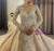 Ball Gown Sequins Beading Long Sleeve Wedding Dress